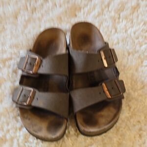 Birkenstock Brown Double-Strap Sandals size 36